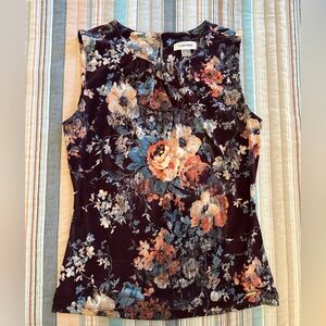 Calvin Kline Floral Blouse Size XS